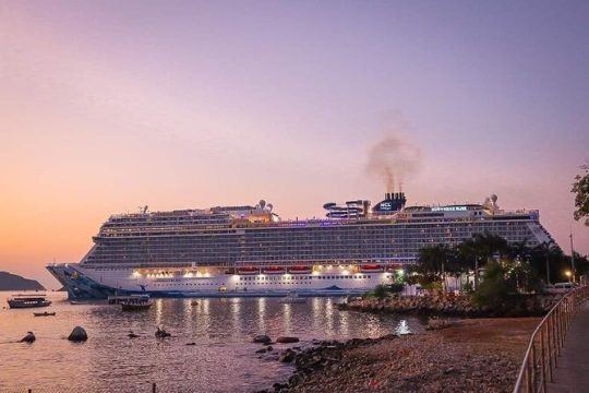 .4hr Cruise or Hotel Sightseeing Tour Experience Cliff Diver Peace Chapel &Mural